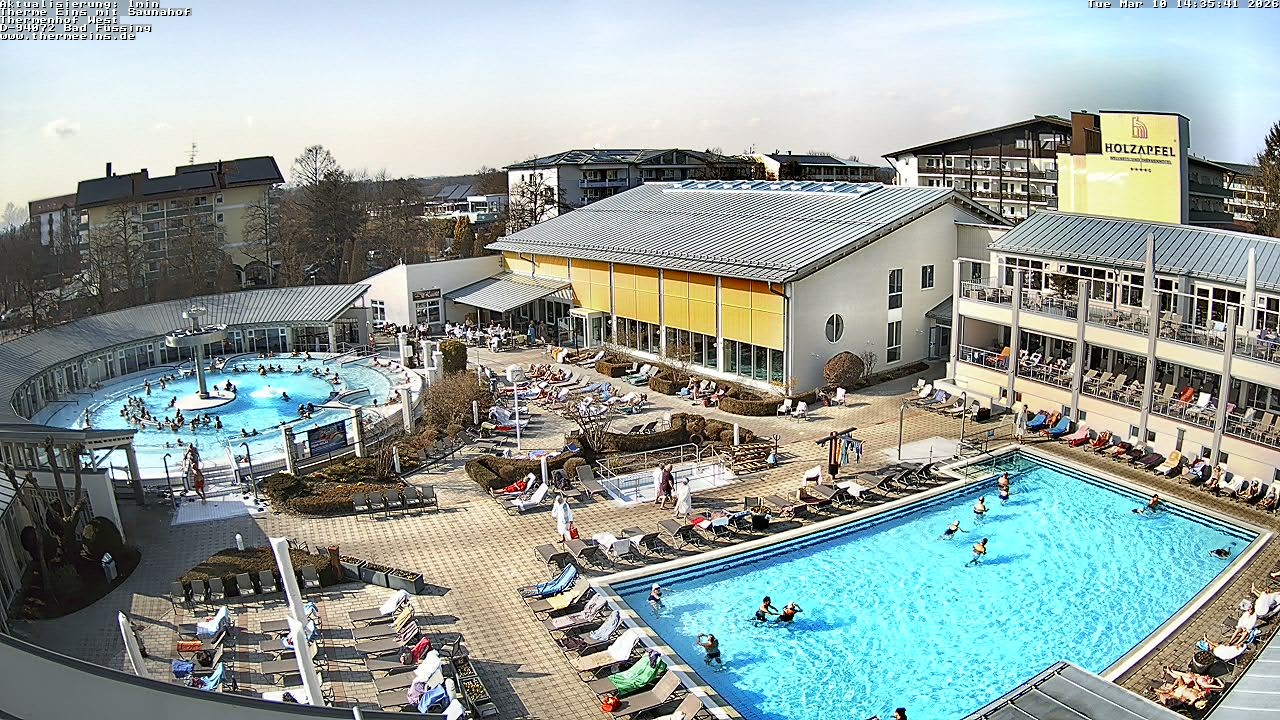 Archiv Foto Webcam Bad Füssing: Therme 1