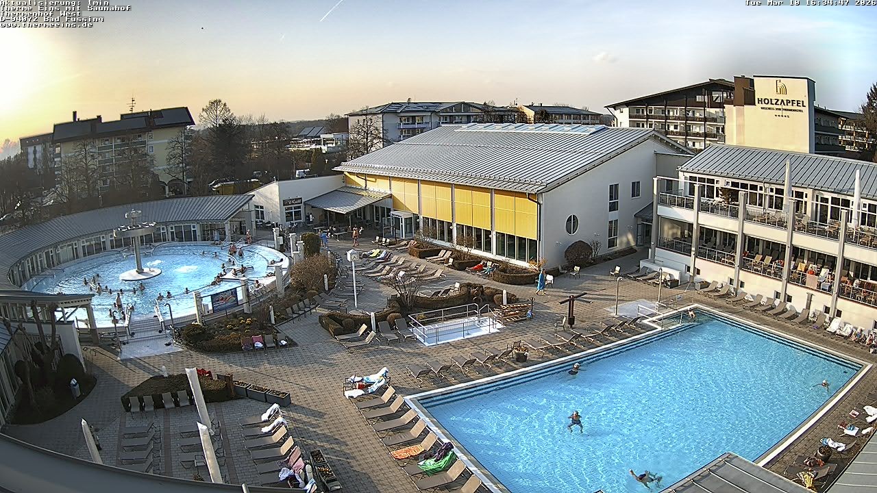 Archiv Foto Webcam Bad Füssing: Therme 1