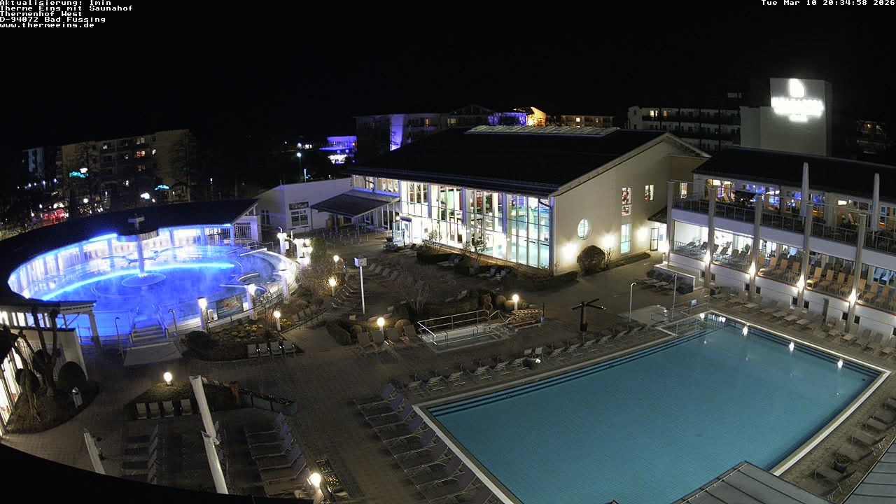 Archiv Foto Webcam Bad Füssing: Therme 1