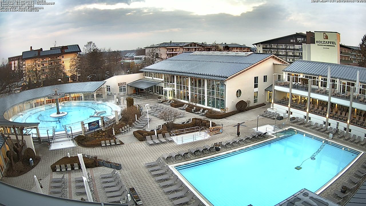 Archiv Foto Webcam Bad Füssing: Therme 1