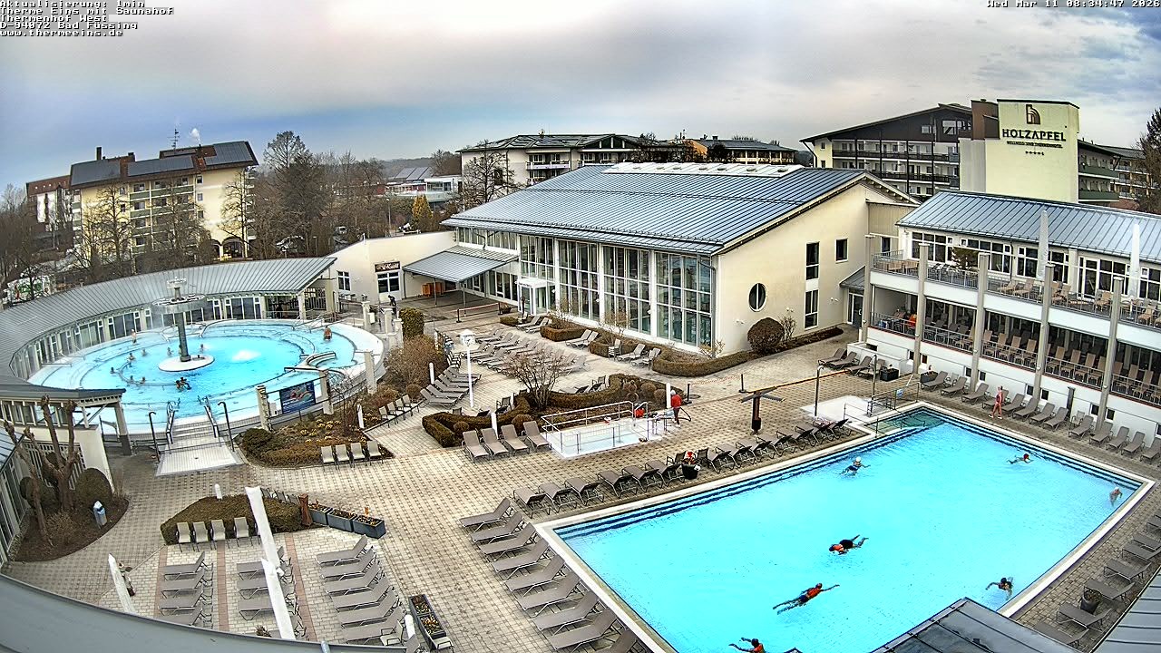 Archiv Foto Webcam Bad Füssing: Therme 1