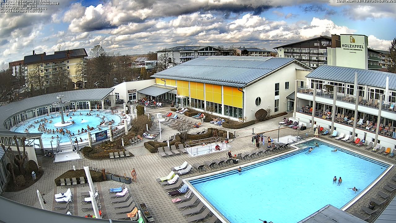 Archiv Foto Webcam Bad Füssing: Therme 1