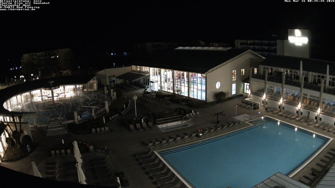 Archiv Foto Webcam Bad Füssing: Therme 1