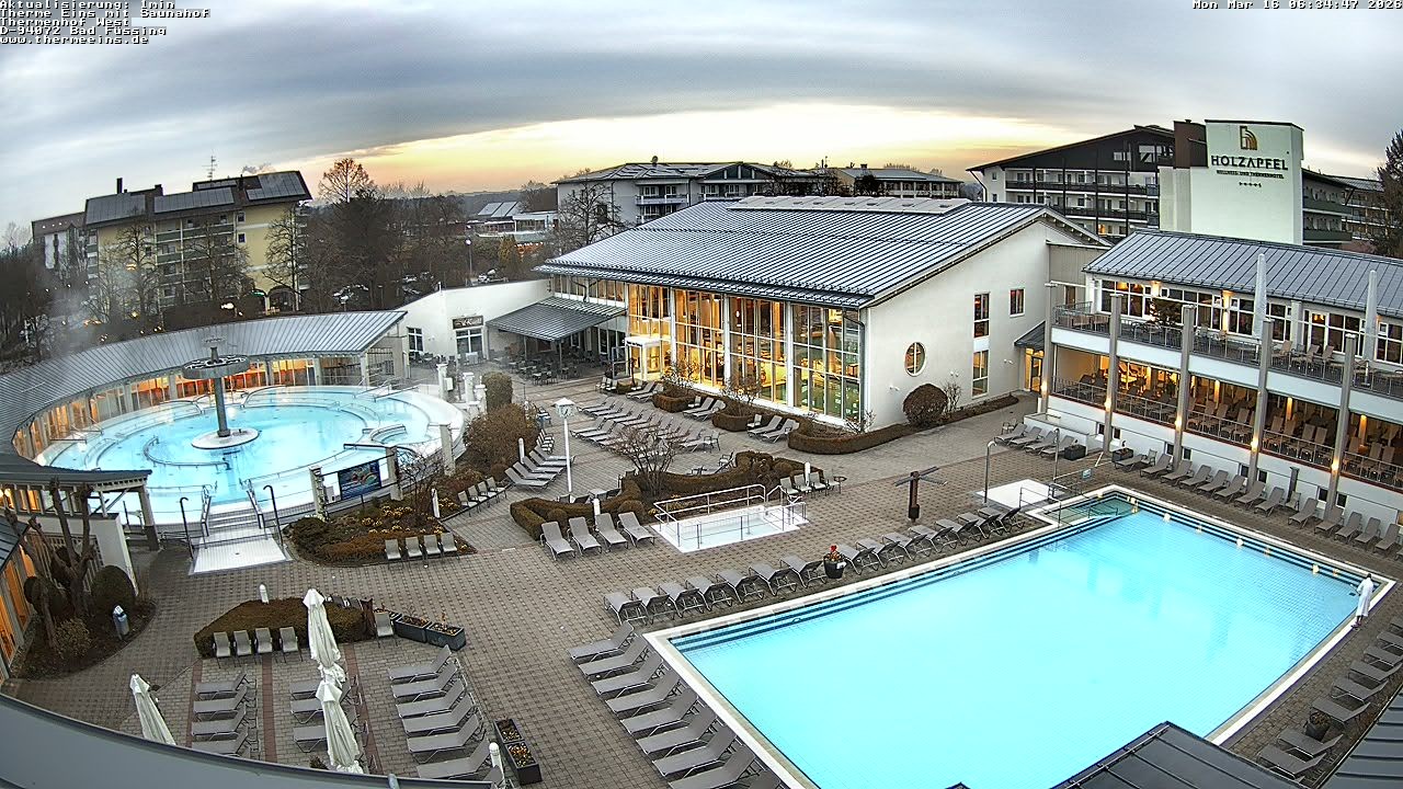 Archiv Foto Webcam Bad Füssing: Therme 1