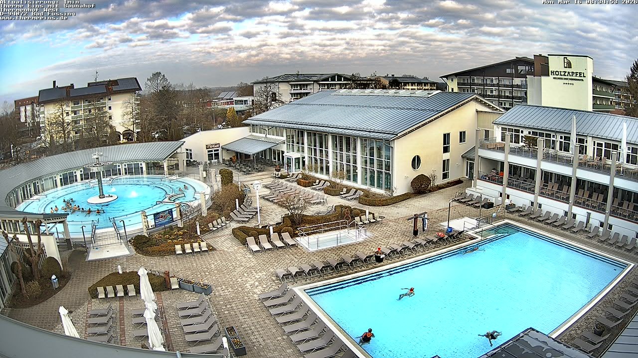 Archiv Foto Webcam Bad Füssing: Therme 1