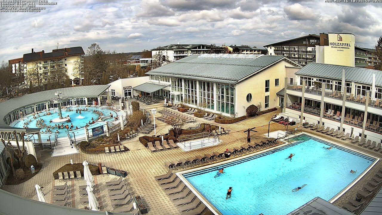 Archiv Foto Webcam Bad Füssing: Therme 1