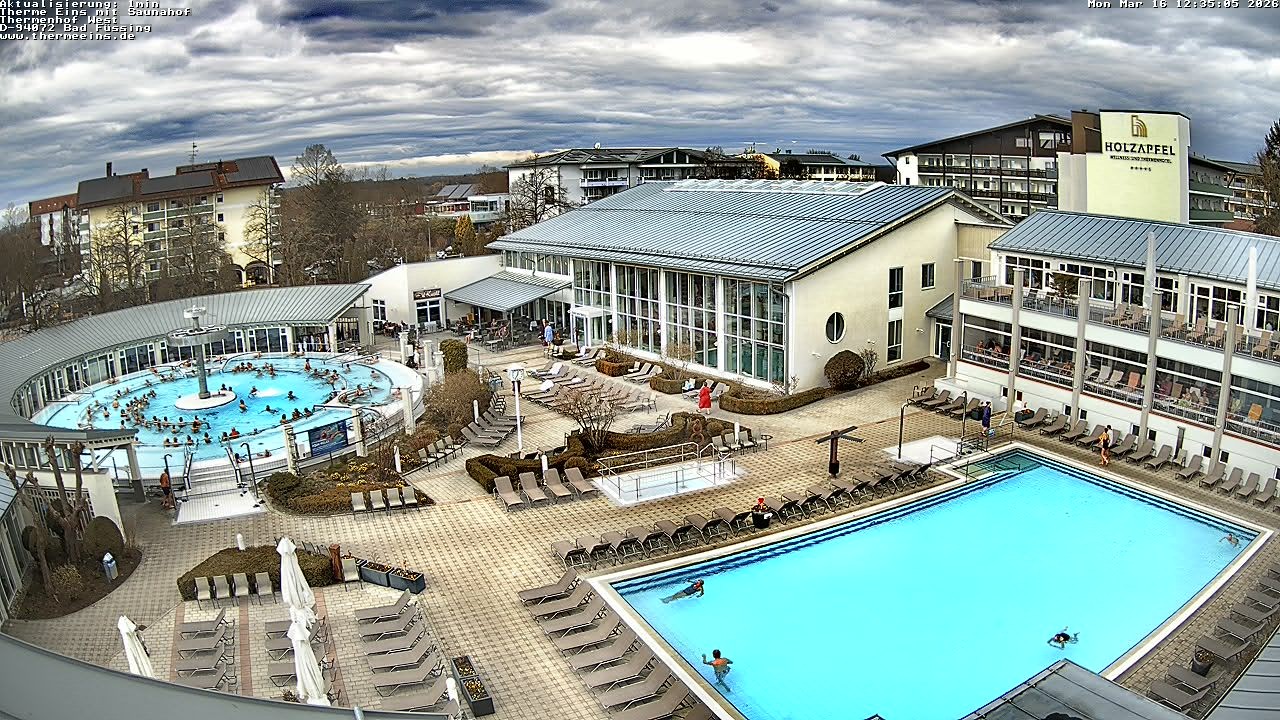 Archiv Foto Webcam Bad Füssing: Therme 1
