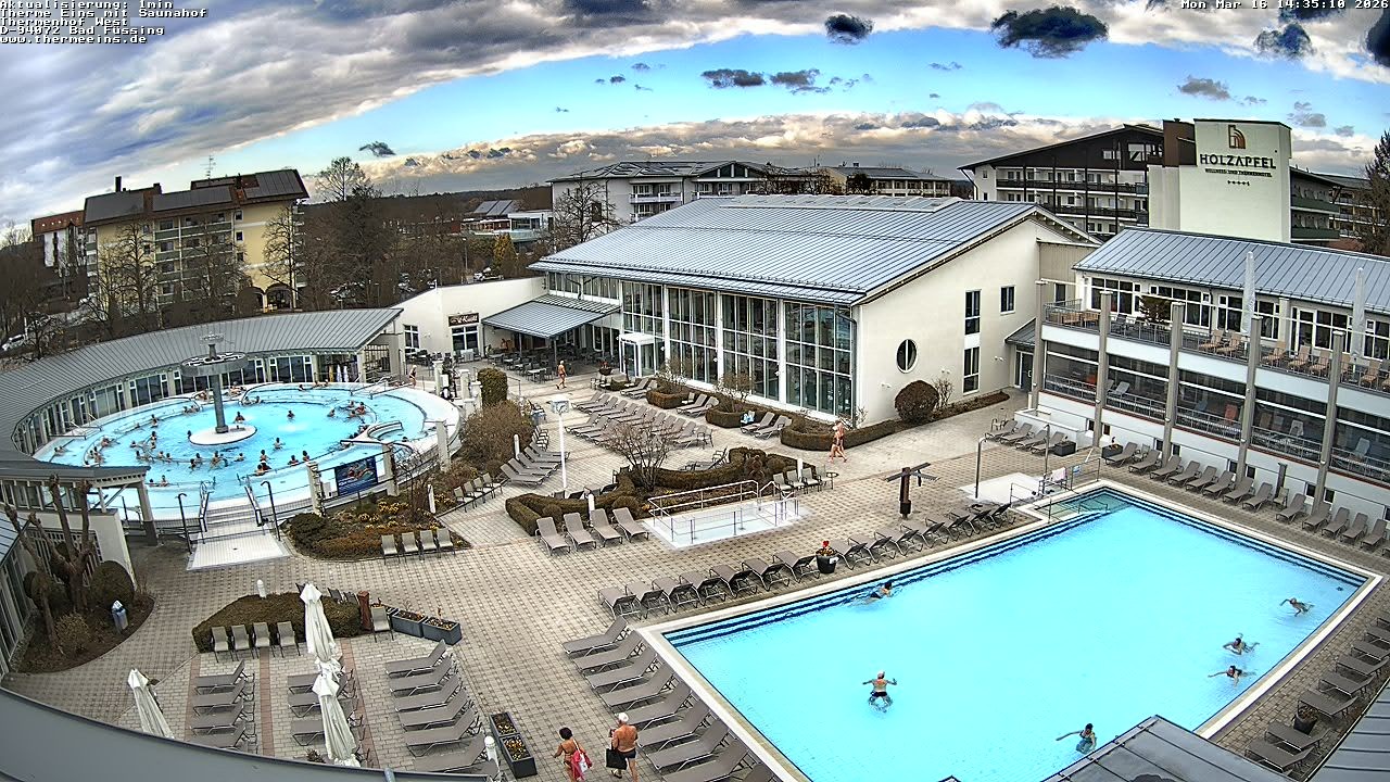 Archiv Foto Webcam Bad Füssing: Therme 1