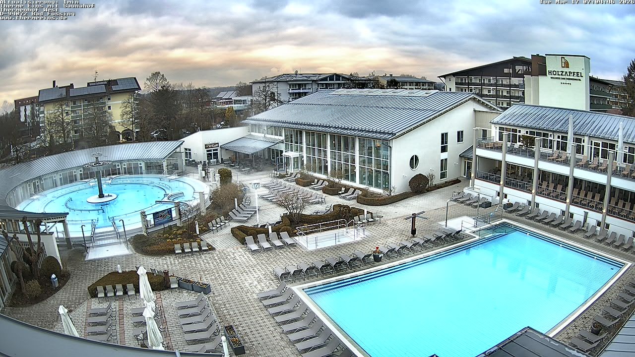 Archiv Foto Webcam Bad Füssing: Therme 1