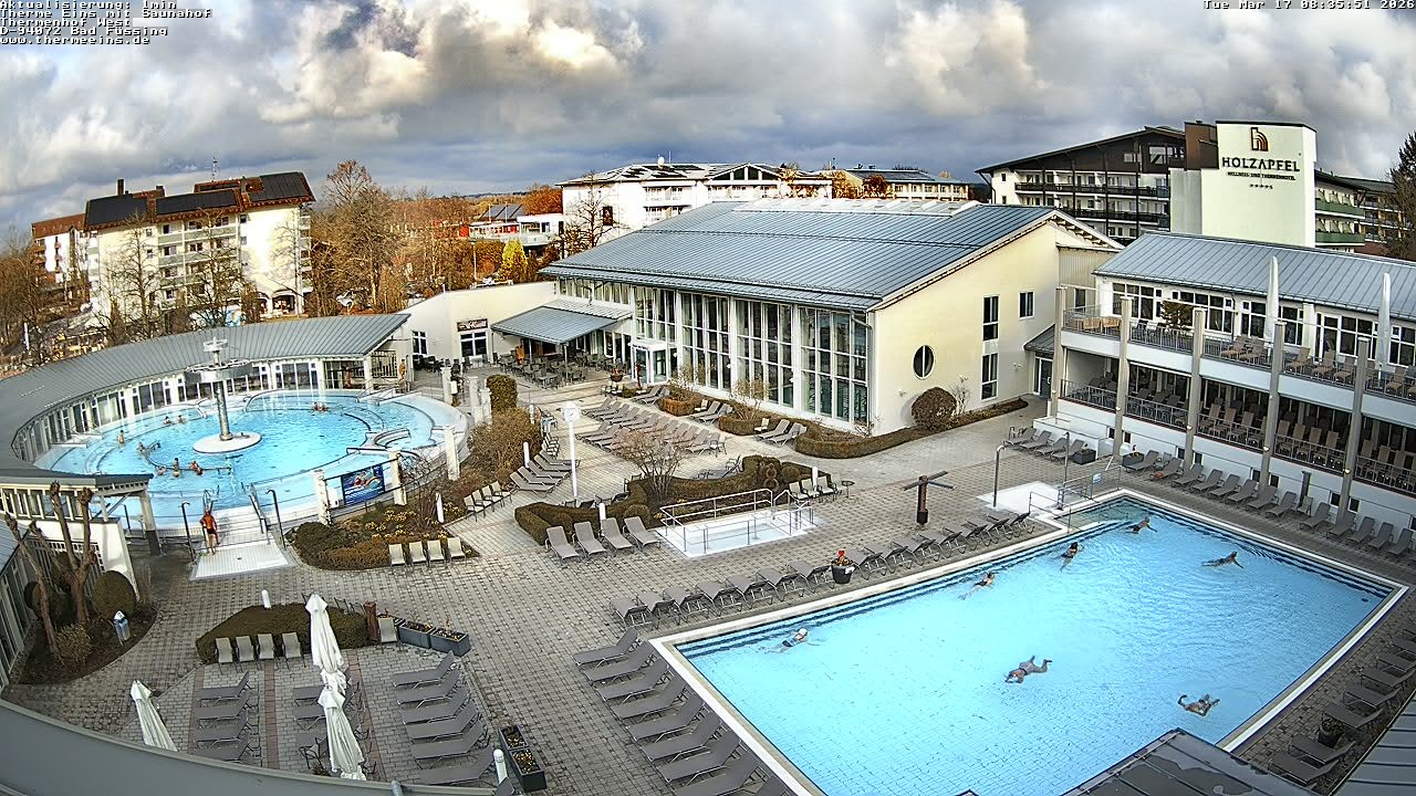 Archiv Foto Webcam Bad Füssing: Therme 1