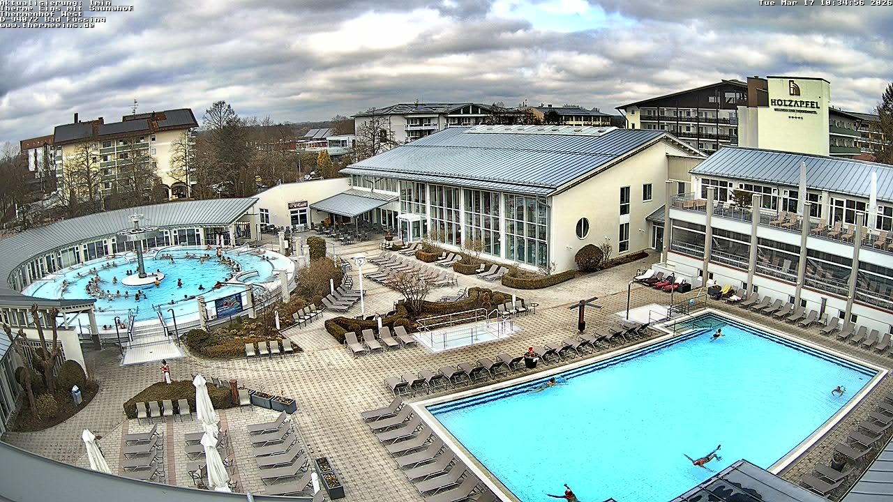 Archiv Foto Webcam Bad Füssing: Therme 1