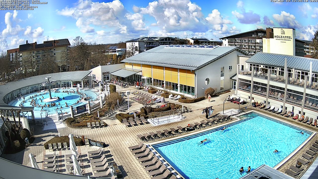 Archiv Foto Webcam Bad Füssing: Therme 1
