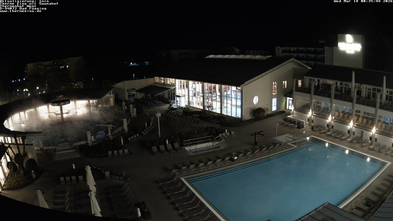 Archiv Foto Webcam Bad Füssing: Therme 1