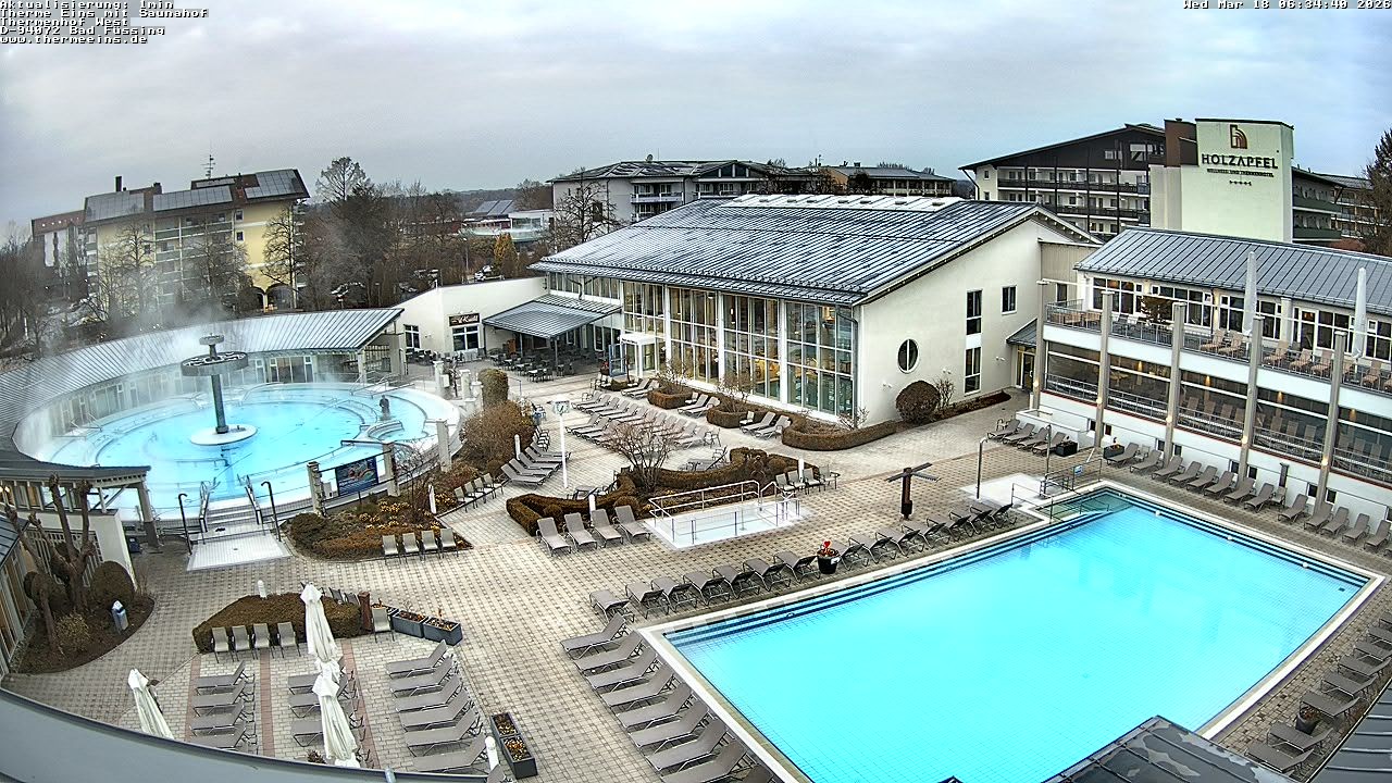 Archiv Foto Webcam Bad Füssing: Therme 1