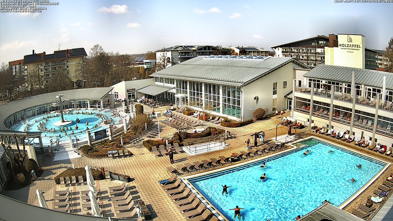Archiv Foto Webcam Bad Füssing: Therme 1