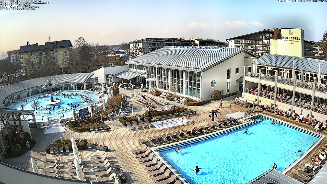 Archiv Foto Webcam Bad Füssing: Therme 1