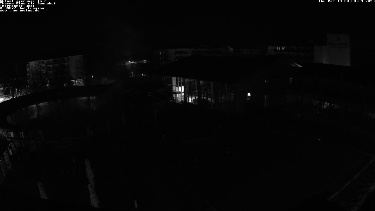 Archiv Foto Webcam Bad Füssing: Therme 1