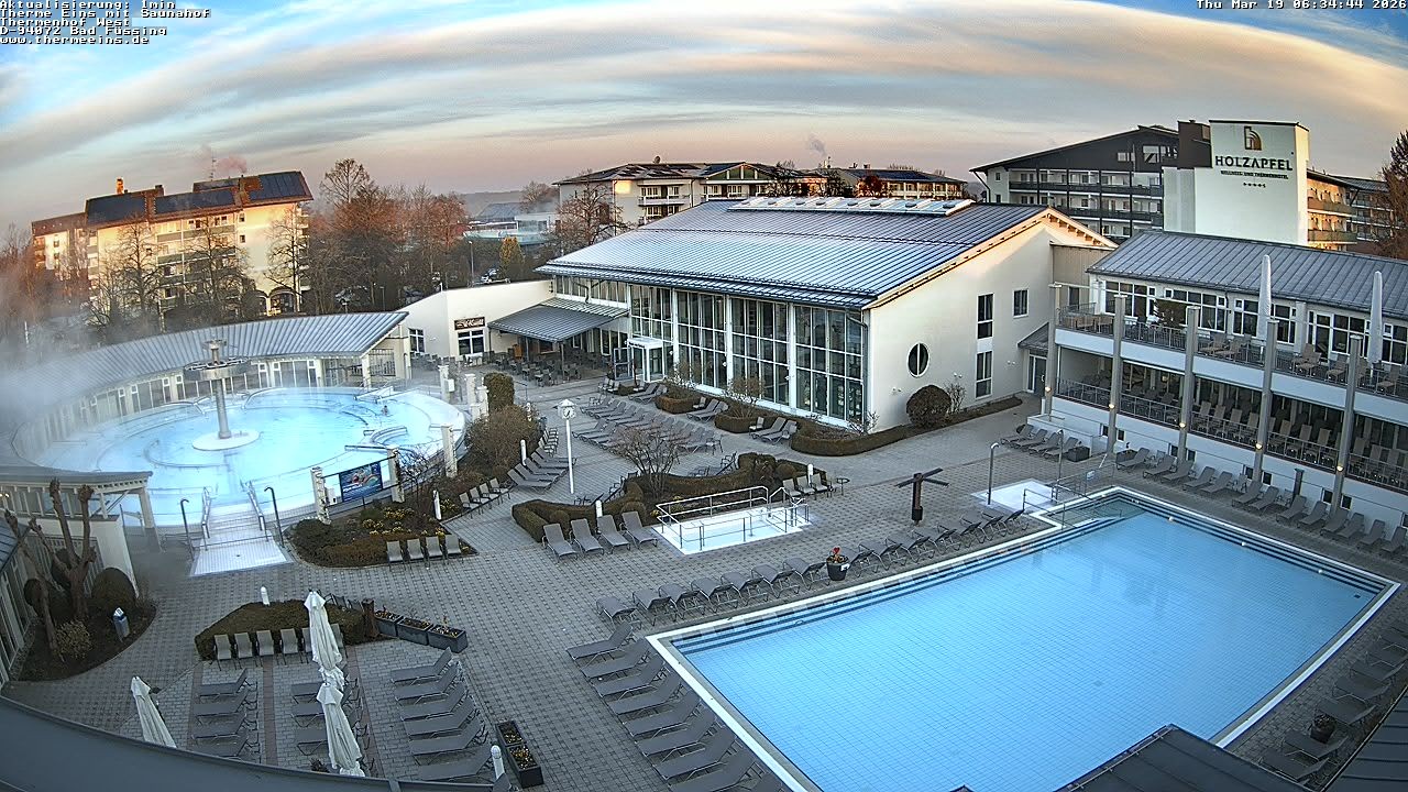 Archiv Foto Webcam Bad Füssing: Therme 1