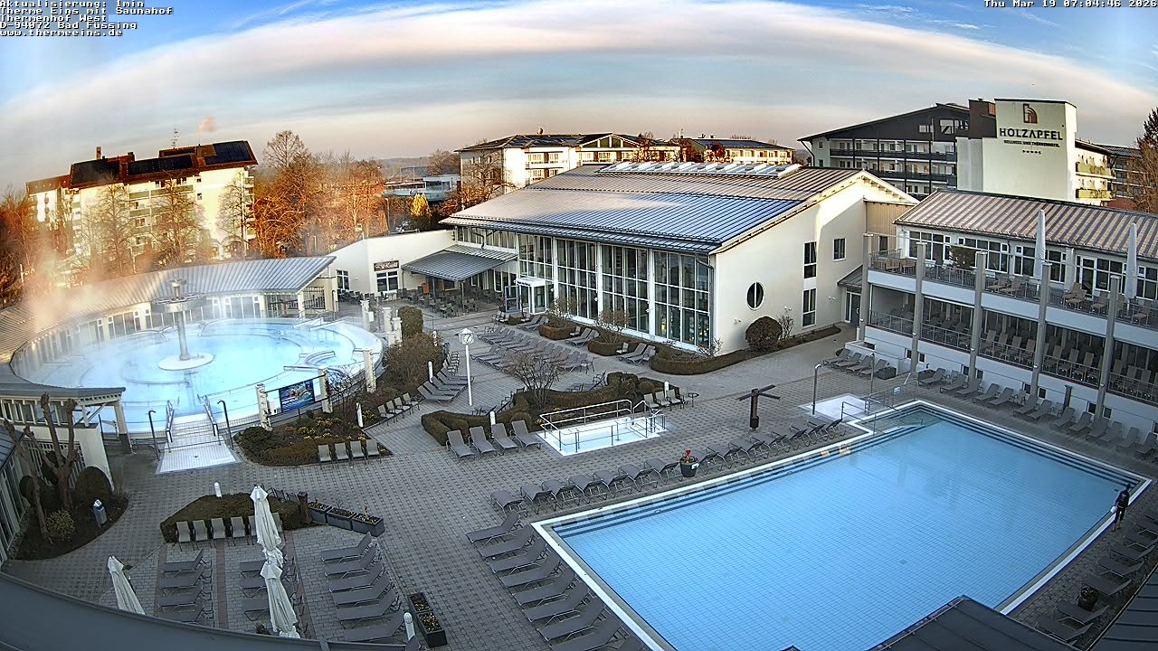 Archiv Foto Webcam Bad Füssing: Therme 1