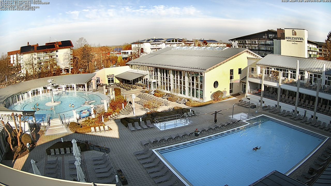 Archiv Foto Webcam Bad Füssing: Therme 1