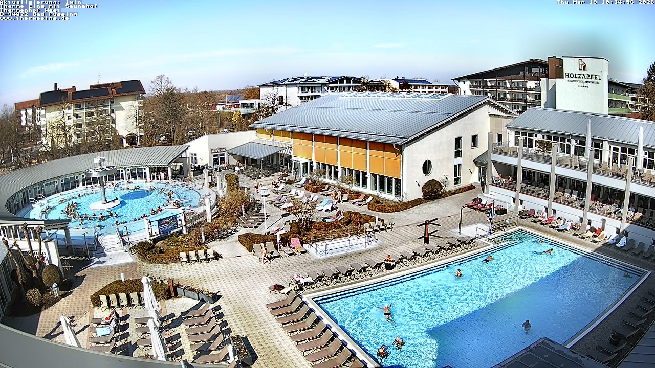 Archiv Foto Webcam Bad Füssing: Therme 1