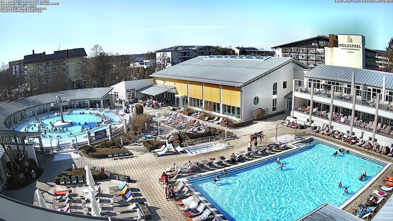 Archiv Foto Webcam Bad Füssing: Therme 1