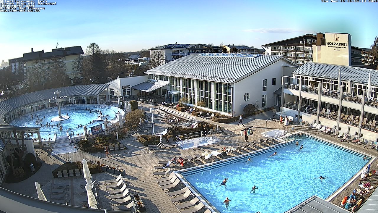 Archiv Foto Webcam Bad Füssing: Therme 1