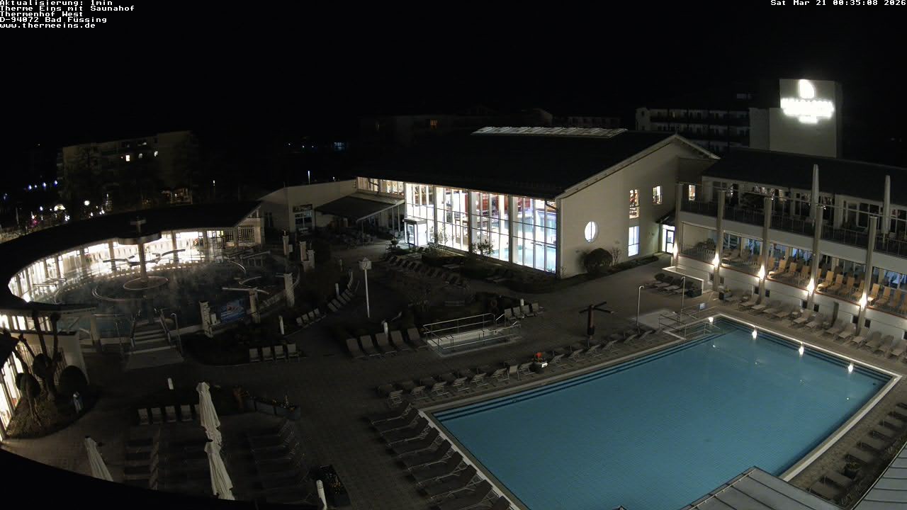 Archiv Foto Webcam Bad Füssing: Therme 1
