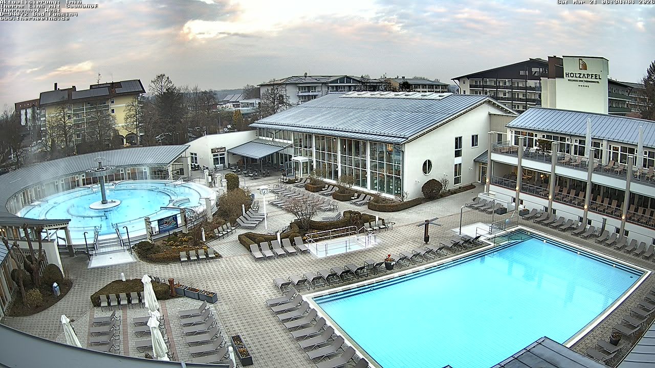 Archiv Foto Webcam Bad Füssing: Therme 1