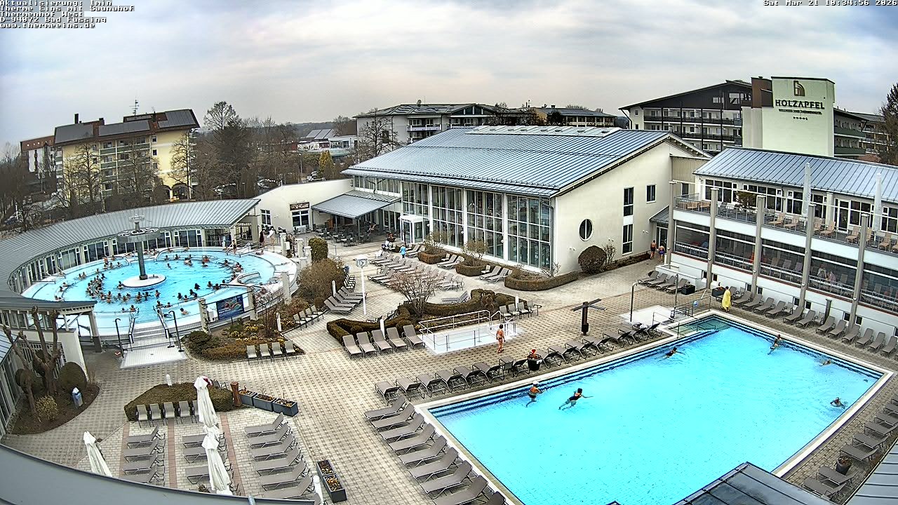 Archiv Foto Webcam Bad Füssing: Therme 1