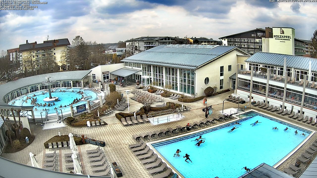 Archiv Foto Webcam Bad Füssing: Therme 1