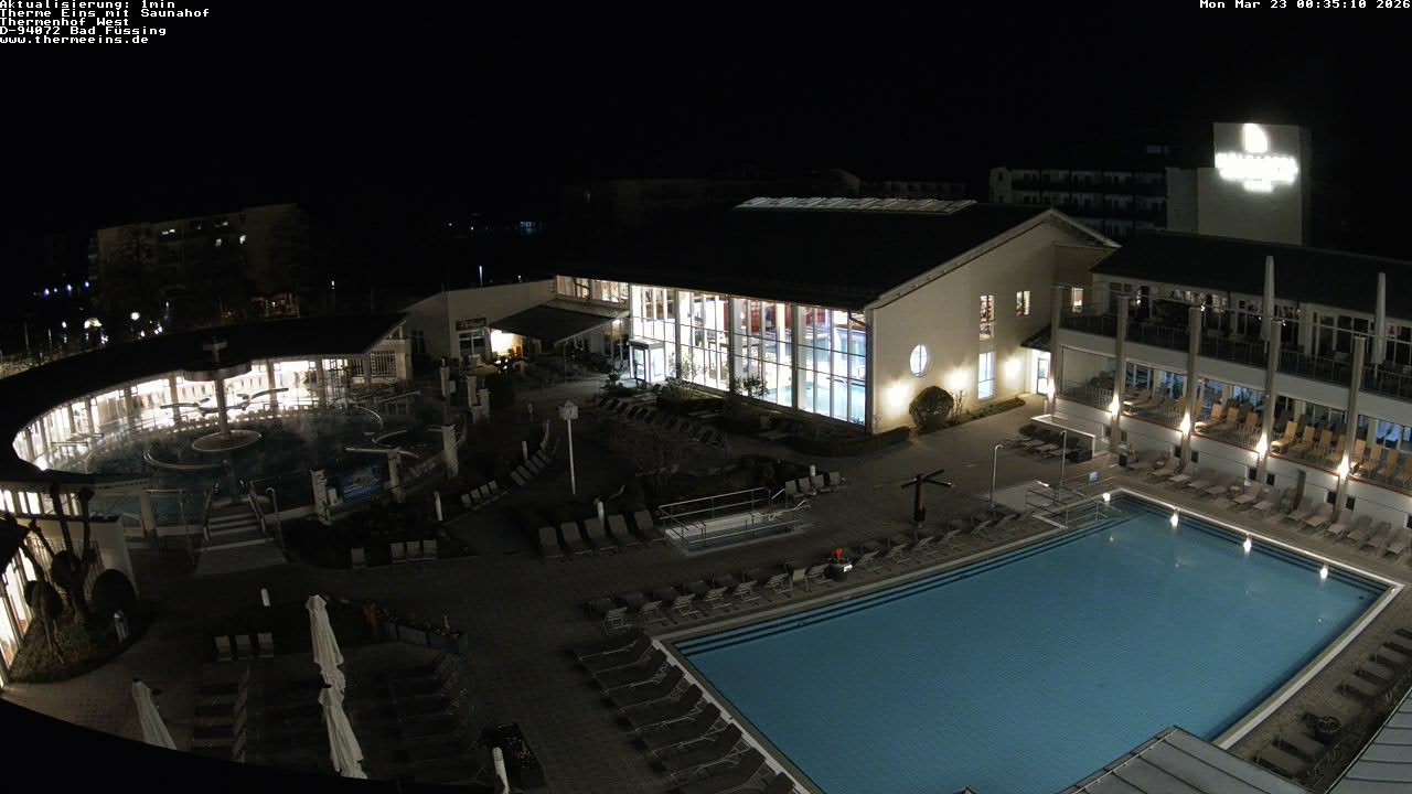 Archiv Foto Webcam Bad Füssing: Therme 1