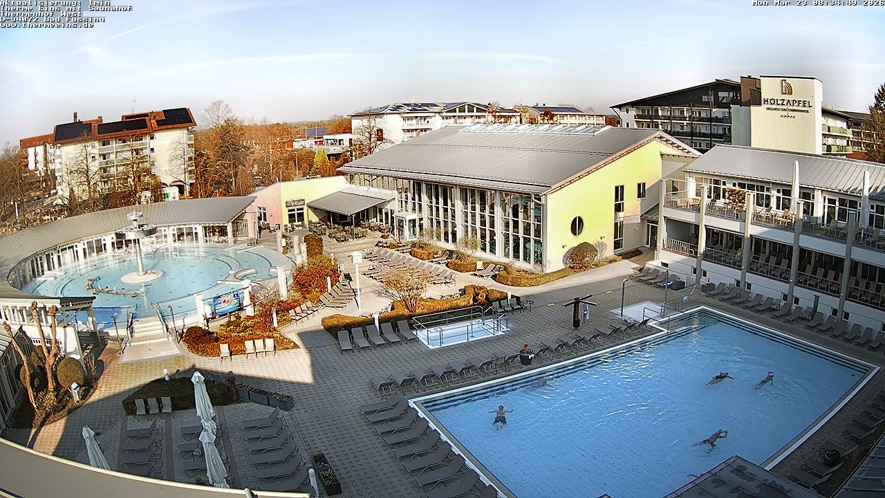 Archiv Foto Webcam Bad Füssing: Therme 1