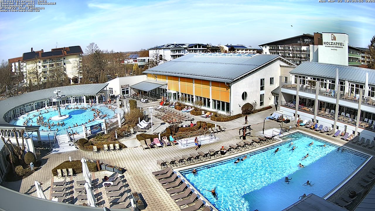 Archiv Foto Webcam Bad Füssing: Therme 1