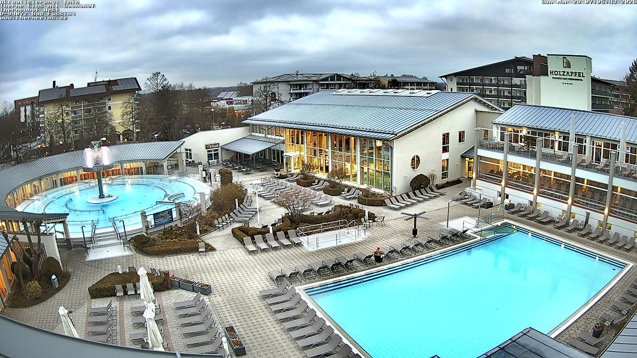 Archiv Foto Webcam Bad Füssing: Therme 1