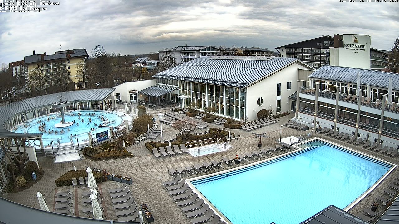 Archiv Foto Webcam Bad Füssing: Therme 1
