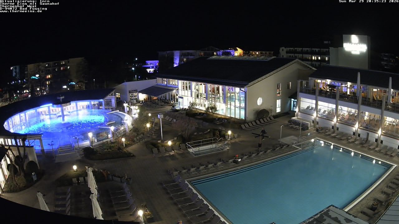 Archiv Foto Webcam Bad Füssing: Therme 1