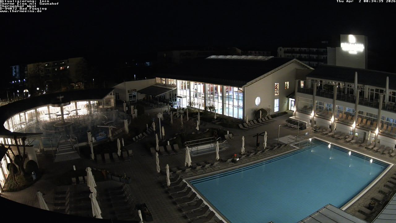 Archiv Foto Webcam Bad Füssing: Therme 1