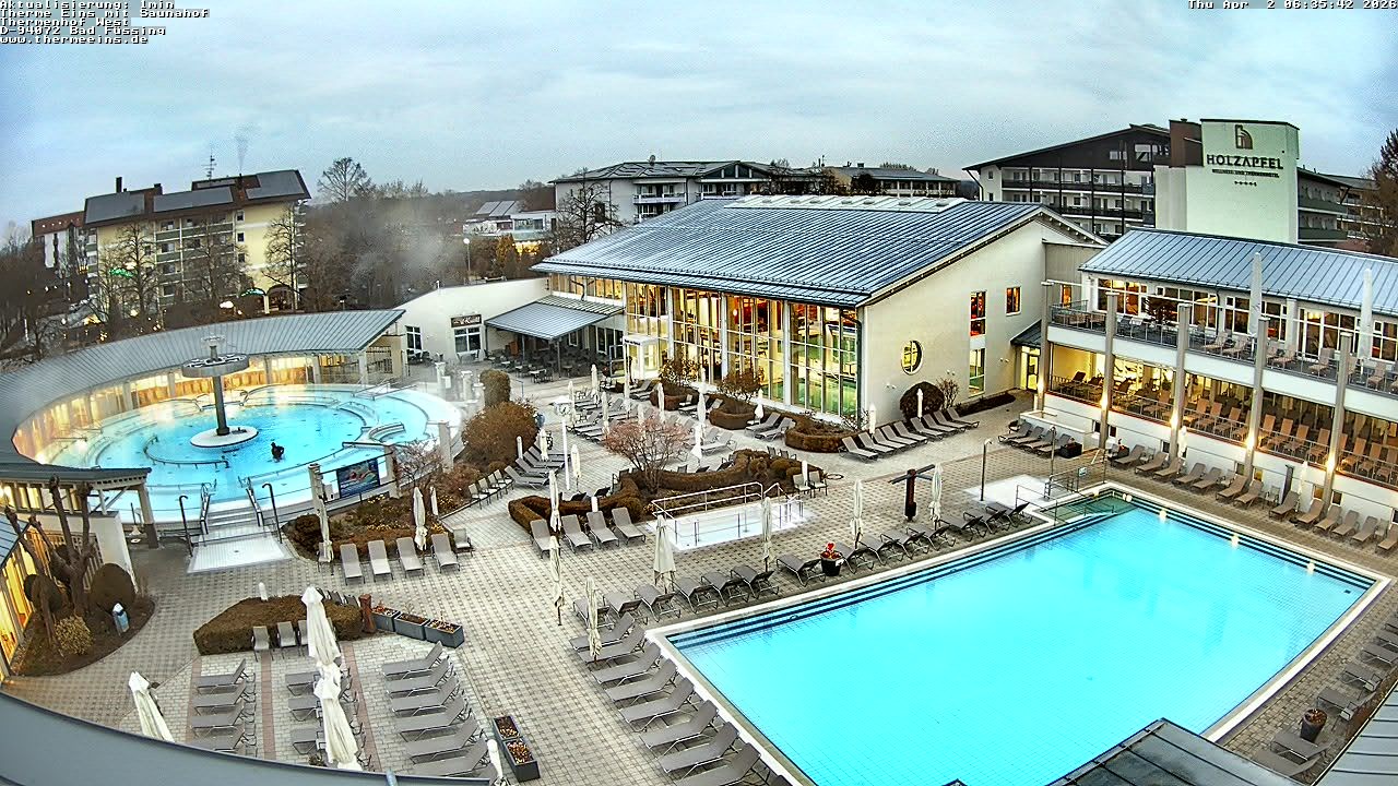 Archiv Foto Webcam Bad Füssing: Therme 1