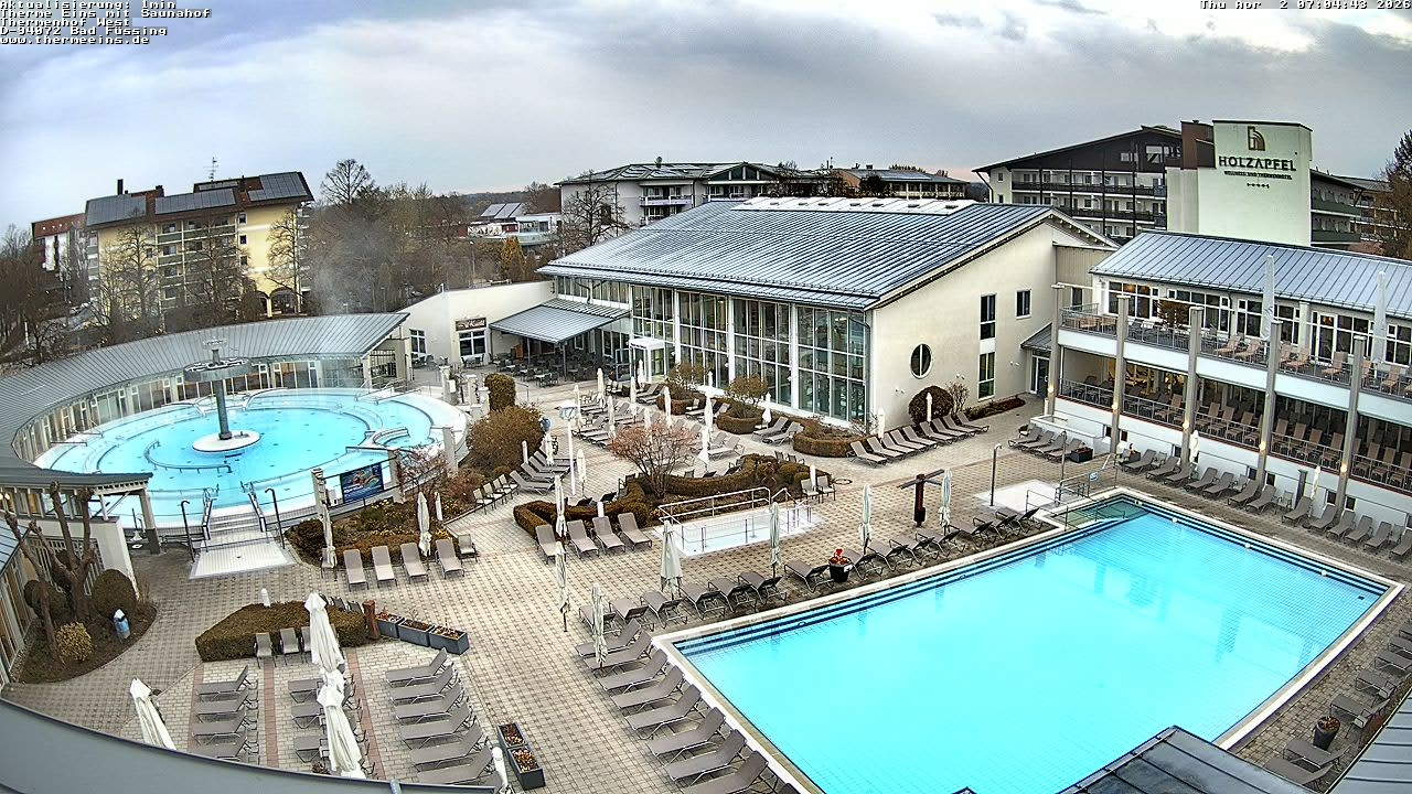 Archiv Foto Webcam Bad Füssing: Therme 1