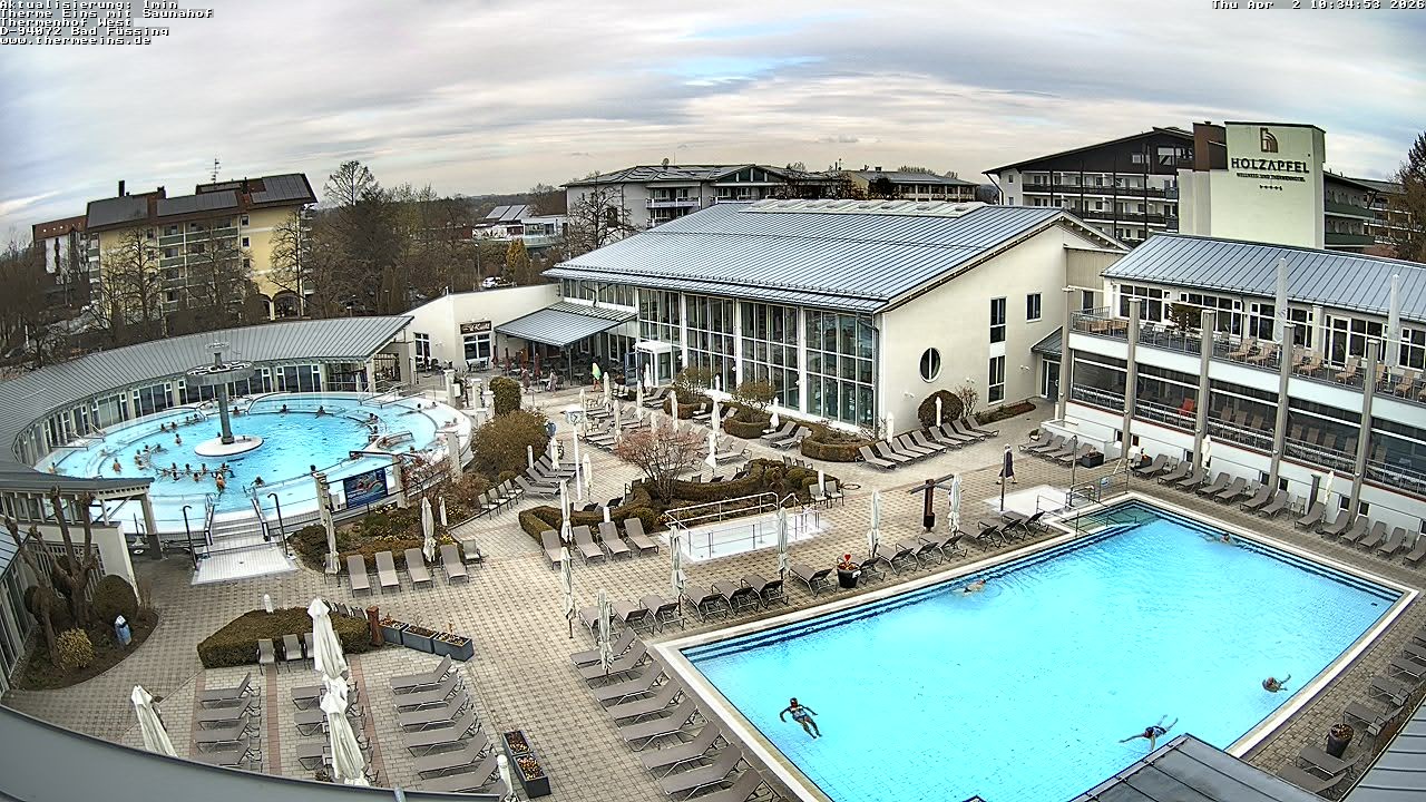 Archiv Foto Webcam Bad Füssing: Therme 1