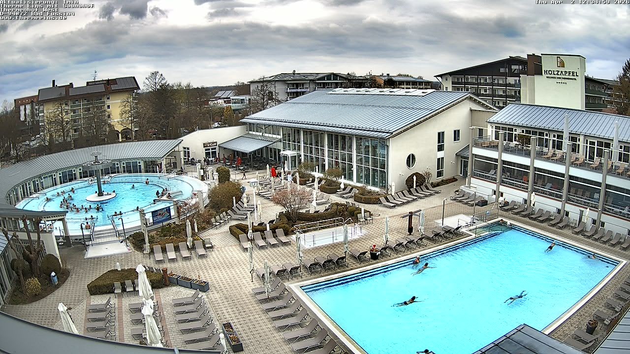 Archiv Foto Webcam Bad Füssing: Therme 1