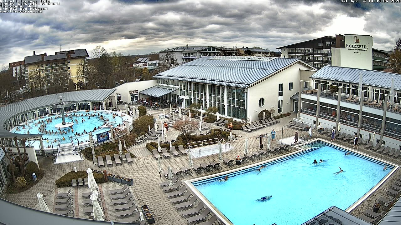 Archiv Foto Webcam Bad Füssing: Therme 1