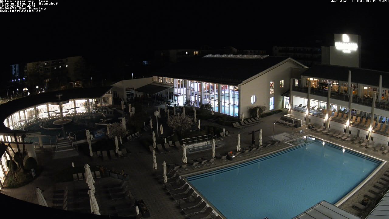 Archiv Foto Webcam Bad Füssing: Therme 1