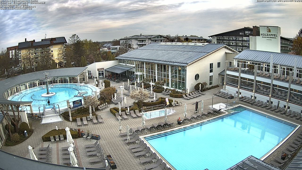 Archiv Foto Webcam Bad Füssing: Therme 1