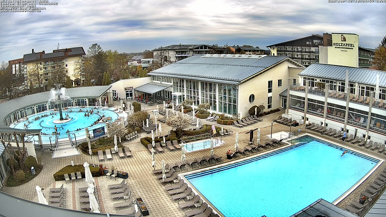 Archiv Foto Webcam Bad Füssing: Therme 1