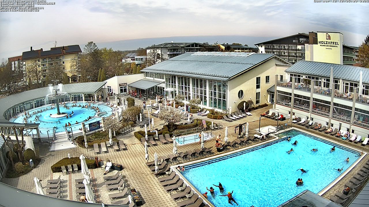 Archiv Foto Webcam Bad Füssing: Therme 1