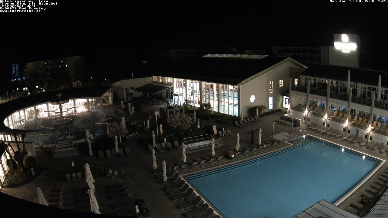 Archiv Foto Webcam Bad Füssing: Therme 1