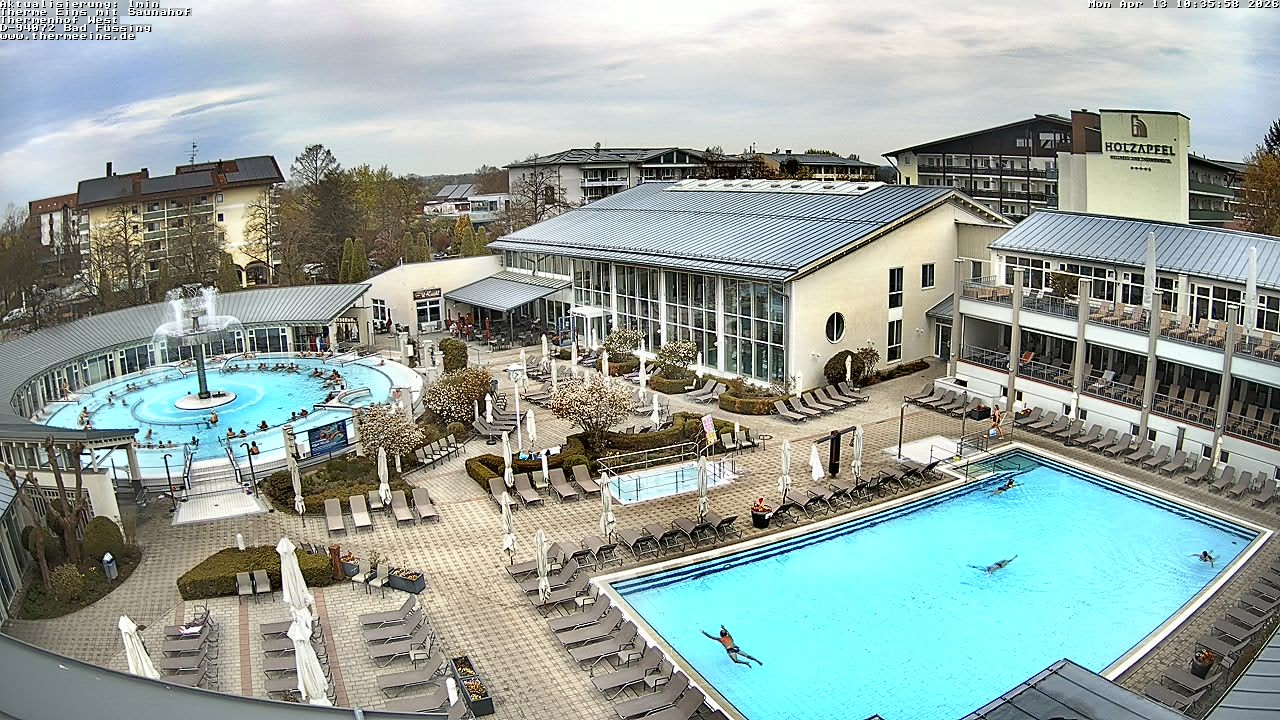 Archiv Foto Webcam Bad Füssing: Therme 1