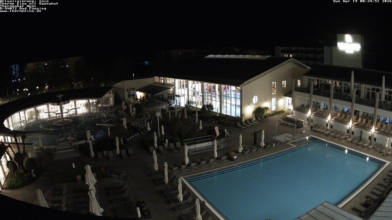 Archiv Foto Webcam Bad Füssing: Therme 1